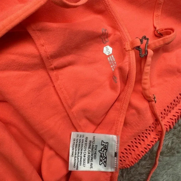 FOX WOMAN GIRLS HELLO! CAMI ORANGE CASUAL TANK Size XS/S New - Picture 7 of 12